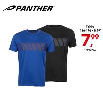 Aanbiedingen Panther t-shirt - Panther - Geldig van 05/08/2018 tot 02/09/2018 bij Bristol