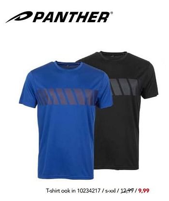Aanbiedingen Panther t-shirt - Panther - Geldig van 05/08/2018 tot 02/09/2018 bij Bristol
