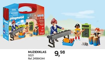 Aanbiedingen Muziekklas - Playmobil - Geldig van 18/09/2018 tot 23/10/2018 bij Supra Bazar