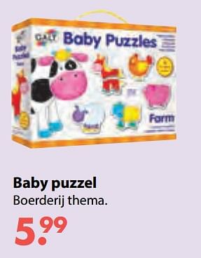 Aanbiedingen Baby puzzel - Galt - Geldig van 08/10/2018 tot 06/12/2018 bij Multi Bazar