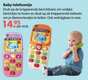 Aanbiedingen Baby telefoontje - Huismerk - Multi Bazar - Geldig van 08/10/2018 tot 06/12/2018 bij Multi Bazar