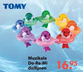Aanbiedingen Muzikale do-re-mi dolfijnen - Tomy - Geldig van 08/10/2018 tot 06/12/2018 bij Multi Bazar
