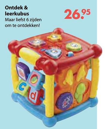 Aanbiedingen Ontdek + leerkubus - Huismerk - Multi Bazar - Geldig van 08/10/2018 tot 06/12/2018 bij Multi Bazar