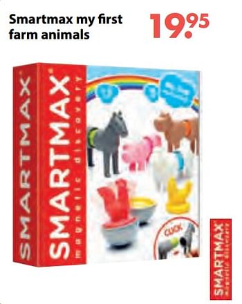 Aanbiedingen Smartmax my first farm animals - Smartmax - Geldig van 08/10/2018 tot 06/12/2018 bij Multi Bazar