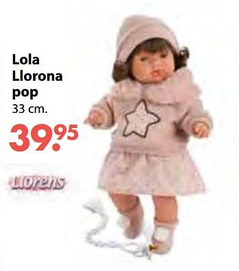 Aanbiedingen Lola llorona pop - Llorens - Geldig van 08/10/2018 tot 06/12/2018 bij Multi Bazar