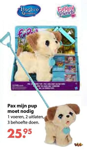 Aanbiedingen Pax mijn pup moet nodig - FurReal Friends - Geldig van 08/10/2018 tot 06/12/2018 bij Multi Bazar