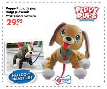 Aanbiedingen Peppy pups, de pup volgt je overal! - Peppy Pups - Geldig van 08/10/2018 tot 06/12/2018 bij Multi Bazar