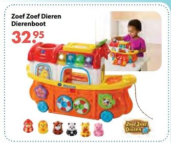 Aanbiedingen Zoef zoef dieren dierenboot - Zoef Zoef Dieren - Geldig van 08/10/2018 tot 06/12/2018 bij Multi Bazar