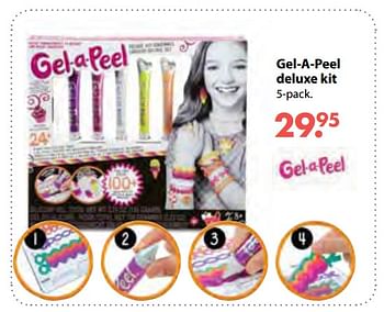 Aanbiedingen Gel-a-peel deluxe kit - Gel-a-Peel - Geldig van 08/10/2018 tot 06/12/2018 bij Multi Bazar