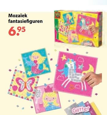 Aanbiedingen Mozaïek fantasiefiguren - SES - Geldig van 08/10/2018 tot 06/12/2018 bij Multi Bazar