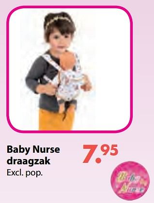 Aanbiedingen Baby nurse draagzak - Baby Nurse - Geldig van 08/10/2018 tot 06/12/2018 bij Multi Bazar