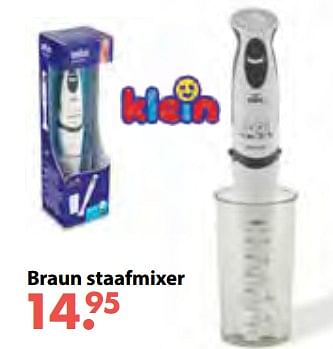 Aanbiedingen Braun staafmixer - Theo Klein - Geldig van 08/10/2018 tot 06/12/2018 bij Multi Bazar