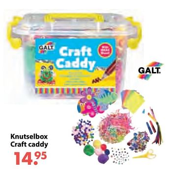 Aanbiedingen Knutselbox craft caddy - Galt - Geldig van 08/10/2018 tot 06/12/2018 bij Multi Bazar