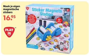 Aanbiedingen Maak je eigen magnetische stickers - Play-Go - Geldig van 08/10/2018 tot 06/12/2018 bij Multi Bazar