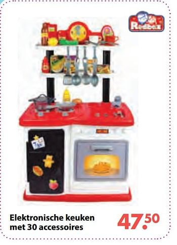 Aanbiedingen Elektronische keuken met 30 accessoires - Redbox - Geldig van 08/10/2018 tot 06/12/2018 bij Multi Bazar