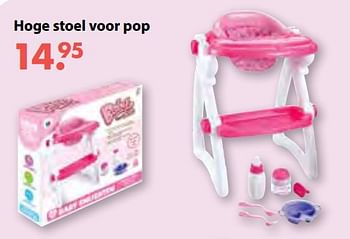 Aanbiedingen Hoge stoel voor pop - Huismerk - Multi Bazar - Geldig van 08/10/2018 tot 06/12/2018 bij Multi Bazar