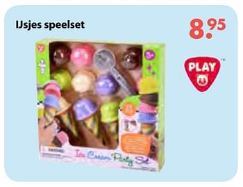 Aanbiedingen Ijsjes speelset - Play-Go - Geldig van 08/10/2018 tot 06/12/2018 bij Multi Bazar