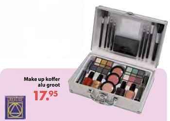 Aanbiedingen Make up koffer alu groot - Creative - Geldig van 08/10/2018 tot 06/12/2018 bij Multi Bazar