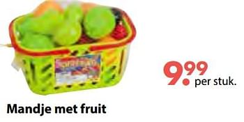 Aanbiedingen Mandje met fruit - Huismerk - Multi Bazar - Geldig van 08/10/2018 tot 06/12/2018 bij Multi Bazar