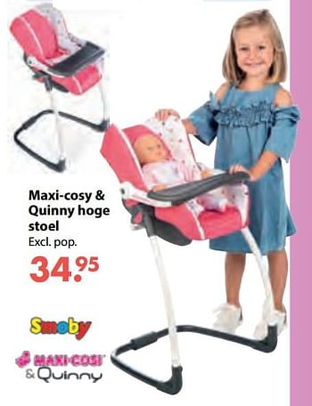 Aanbiedingen Maxi-cosy + quinny hoge stoel - Smoby - Geldig van 08/10/2018 tot 06/12/2018 bij Multi Bazar