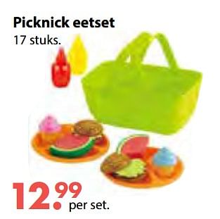 Aanbiedingen Picknick eetset - Huismerk - Multi Bazar - Geldig van 08/10/2018 tot 06/12/2018 bij Multi Bazar