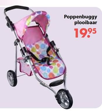 Aanbiedingen Poppenbuggy plooibaar - Huismerk - Multi Bazar - Geldig van 08/10/2018 tot 06/12/2018 bij Multi Bazar