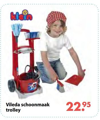 Aanbiedingen Vileda schoonmaak trolley - Theo Klein - Geldig van 08/10/2018 tot 06/12/2018 bij Multi Bazar