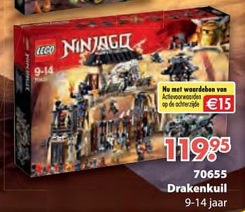 Aanbiedingen Drakenkuil - Lego - Geldig van 08/10/2018 tot 06/12/2018 bij Multi Bazar