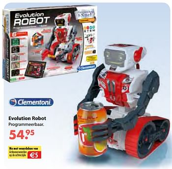 Aanbiedingen Evolution robot - Clementoni - Geldig van 08/10/2018 tot 06/12/2018 bij Multi Bazar