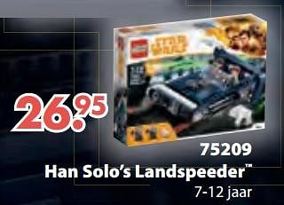 Aanbiedingen Han solo`s landspeeder - Lego - Geldig van 08/10/2018 tot 06/12/2018 bij Multi Bazar