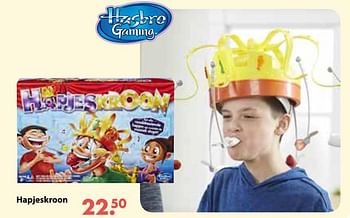 Aanbiedingen Hapjeskroon - Hasbro - Geldig van 08/10/2018 tot 06/12/2018 bij Multi Bazar