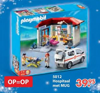 Aanbiedingen Hospitaal met mug - Playmobil - Geldig van 08/10/2018 tot 06/12/2018 bij Multi Bazar