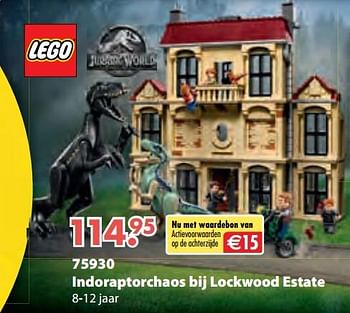 Aanbiedingen Indoraptorchaos bij lockwood estate - Lego - Geldig van 08/10/2018 tot 06/12/2018 bij Multi Bazar