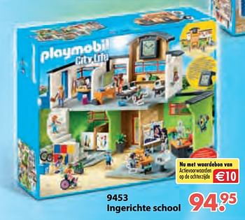 Aanbiedingen Ingerichte school - Playmobil - Geldig van 08/10/2018 tot 06/12/2018 bij Multi Bazar