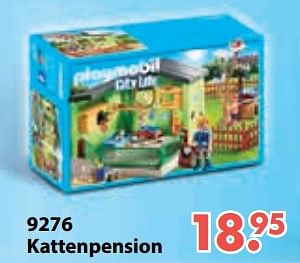 Aanbiedingen Kattenpension - Playmobil - Geldig van 08/10/2018 tot 06/12/2018 bij Multi Bazar