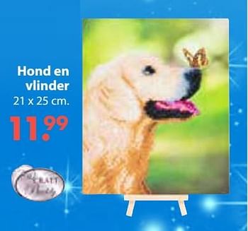 Aanbiedingen Hond en vlinder - Huismerk - Multi Bazar - Geldig van 08/10/2018 tot 06/12/2018 bij Multi Bazar