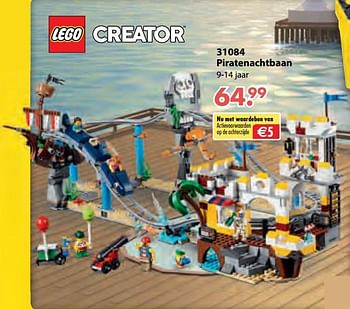 Aanbiedingen Piratenachtbaan - Lego - Geldig van 08/10/2018 tot 06/12/2018 bij Multi Bazar