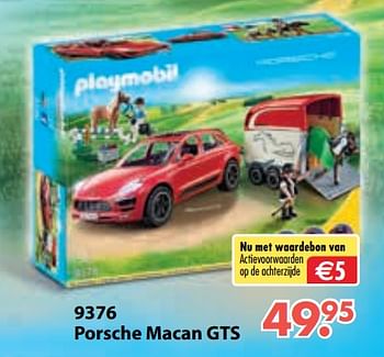 Aanbiedingen Porsche macan gts - Playmobil - Geldig van 08/10/2018 tot 06/12/2018 bij Multi Bazar