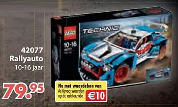 Aanbiedingen Rallyauto - Lego - Geldig van 08/10/2018 tot 06/12/2018 bij Multi Bazar