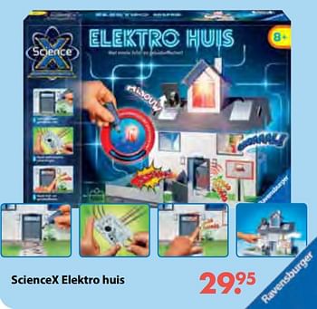Aanbiedingen Sciencex elektro huis - Ravensburger - Geldig van 08/10/2018 tot 06/12/2018 bij Multi Bazar