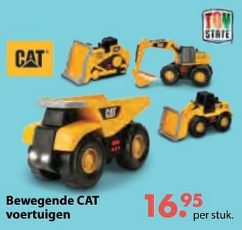 Aanbiedingen Bewegende cat voertuigen - ToyState - Geldig van 08/10/2018 tot 06/12/2018 bij Multi Bazar
