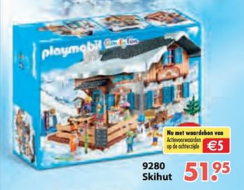 Aanbiedingen Skihut - Playmobil - Geldig van 08/10/2018 tot 06/12/2018 bij Multi Bazar