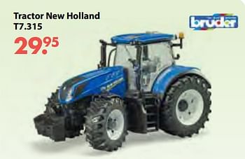 Aanbiedingen Tractor new holland t7.315 - Bruder - Geldig van 08/10/2018 tot 06/12/2018 bij Multi Bazar