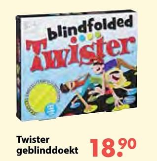 Aanbiedingen Twister geblinddoekt - Hasbro - Geldig van 08/10/2018 tot 06/12/2018 bij Multi Bazar