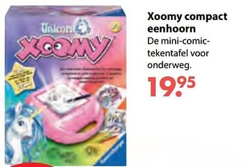 Aanbiedingen Xoomy compact eenhoorn - Ravensburger - Geldig van 08/10/2018 tot 06/12/2018 bij Multi Bazar