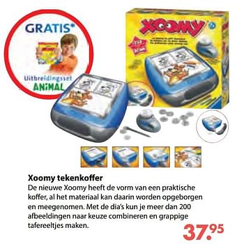 Aanbiedingen Xoomy tekenkoffer - Ravensburger - Geldig van 08/10/2018 tot 06/12/2018 bij Multi Bazar
