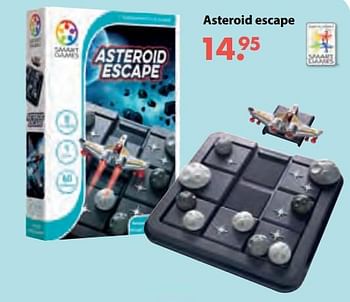 Aanbiedingen Asteroid escape - Smart Games - Geldig van 08/10/2018 tot 06/12/2018 bij Multi Bazar