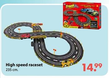 Aanbiedingen High speed raceset - Huismerk - Multi Bazar - Geldig van 08/10/2018 tot 06/12/2018 bij Multi Bazar