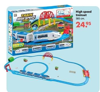 Aanbiedingen High speed treinset - Huismerk - Multi Bazar - Geldig van 08/10/2018 tot 06/12/2018 bij Multi Bazar