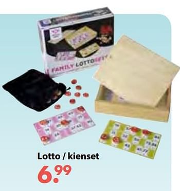 Aanbiedingen Lotto - kienset - Huismerk - Multi Bazar - Geldig van 08/10/2018 tot 06/12/2018 bij Multi Bazar